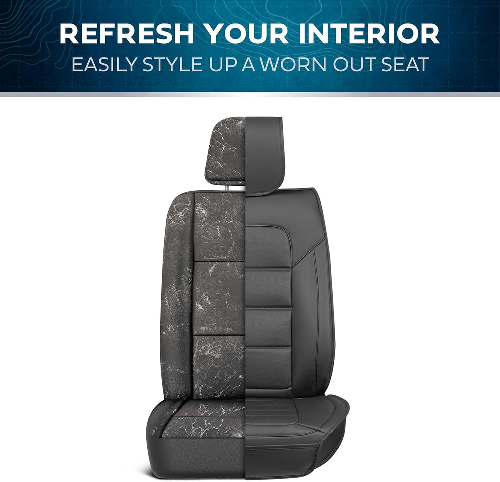 MotorBox Cabin King Black Label Napa Leather Seat Covers for Trucks & Cars