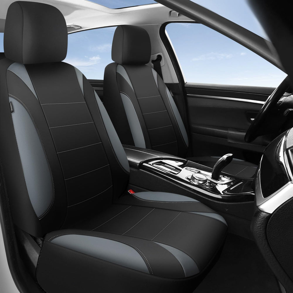 CAR PASS Waterproof Car Seat Covers Front Seats Only with 5mm Composite EVA, ...
