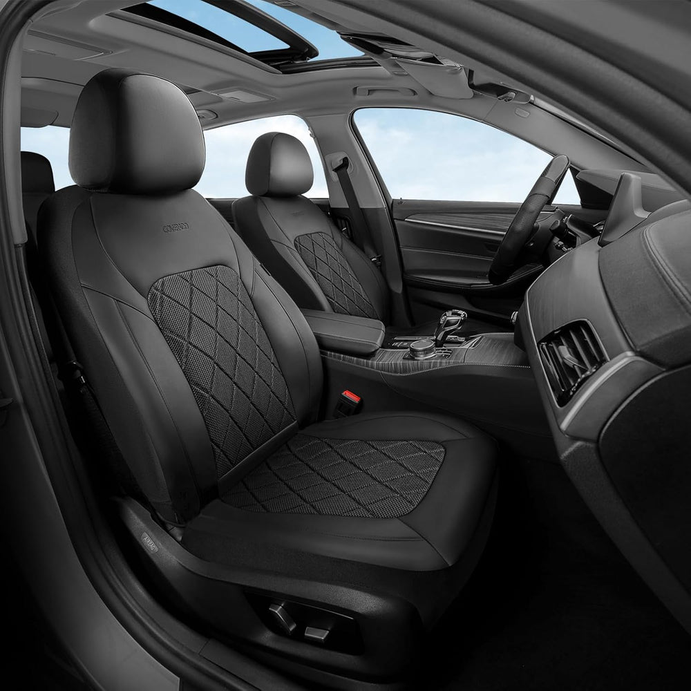 Coverado Car Seat Covers, Seat Covers Full Set, 5 Seats Automotive Seat Cover...