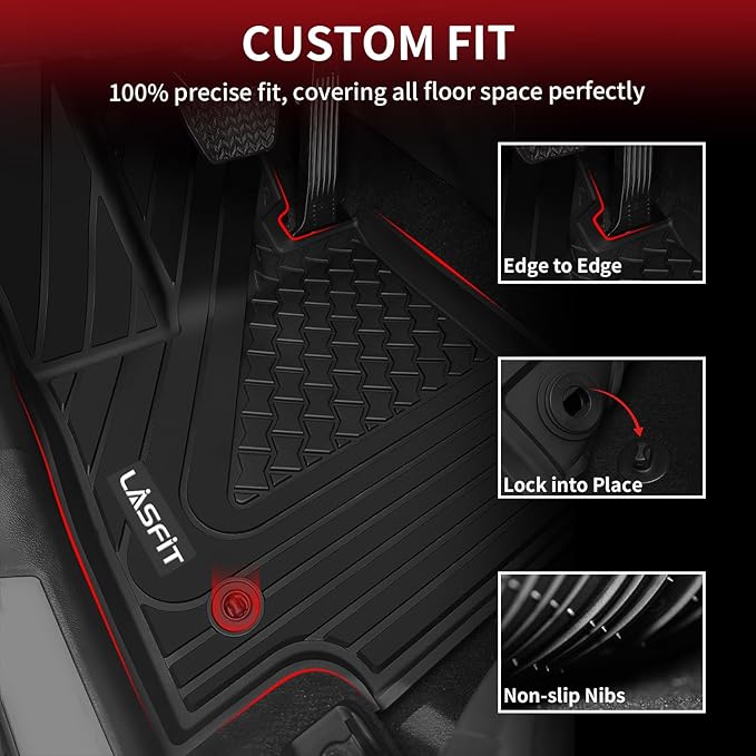 LASFIT Floor Mats&Trunk Mat for Lexus NX/ NX250/ NX350 2022-2025, All Wea...