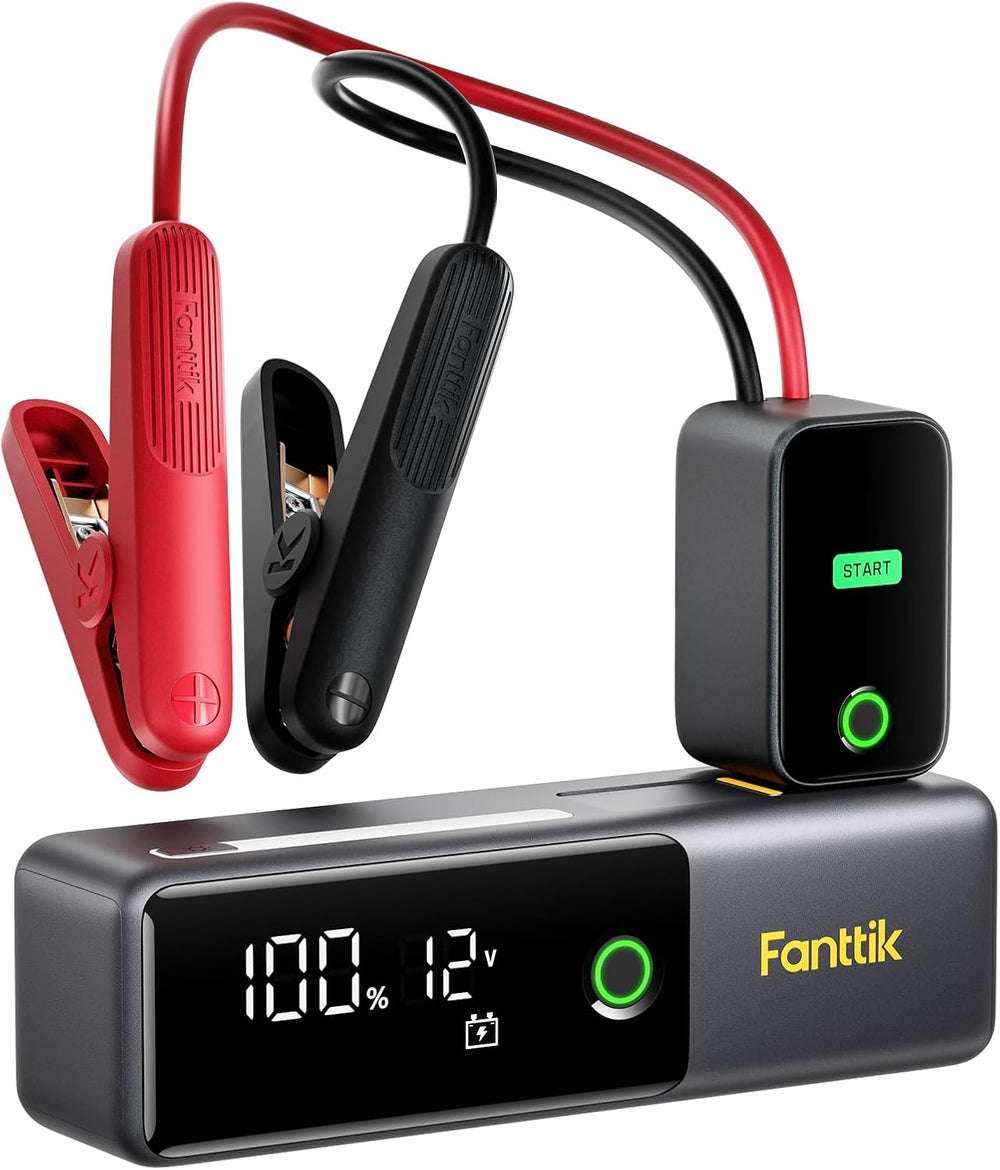 Fanttik Potent T10 1800A Portable Jump Starter for 7.0L Gas and 5.0L Diesel
