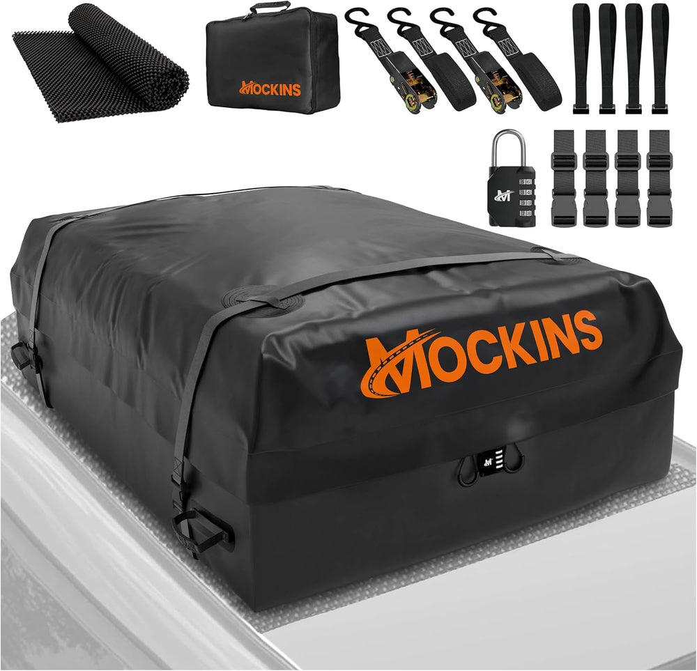 Mockins 25 CuFt Waterproof Rooftop Cargo Carrier Bag | 60"x43"x17&q...
