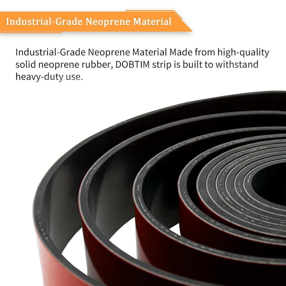 DOBTIM Adhesive Reinforced Solid Rubber Sheets, Rolls & Strips Cloth Inse...
