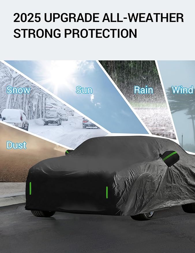Proadsy 2025 Upgrade Car Cover for 2009-2024 2025 Kia Forte, Waterproof All
