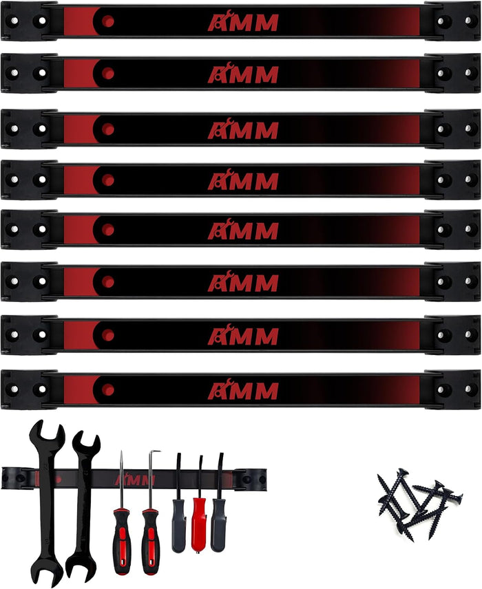 AMM 8PCS Magnetic Tool Holder Strip, Tool Magnet Bar