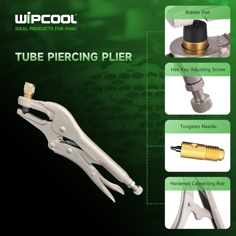 WIPCOOL Refrigerant Recovery Plier, Refrigeration Tube Piercing Puncture Hand...