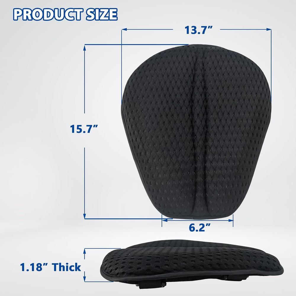 AEROiVi Airflow Pro Motorcycle Seat Pad – Ultra-Breathable 3D Mesh & Quic...