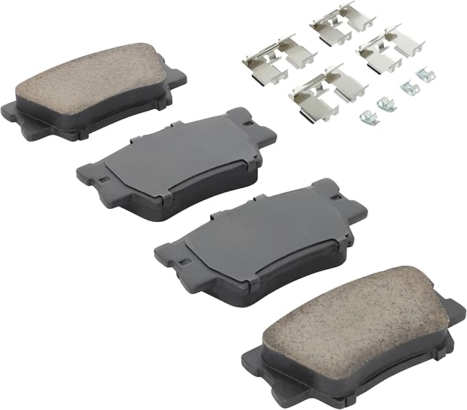 Premium Ceramic Rear Brake Pads Compatible