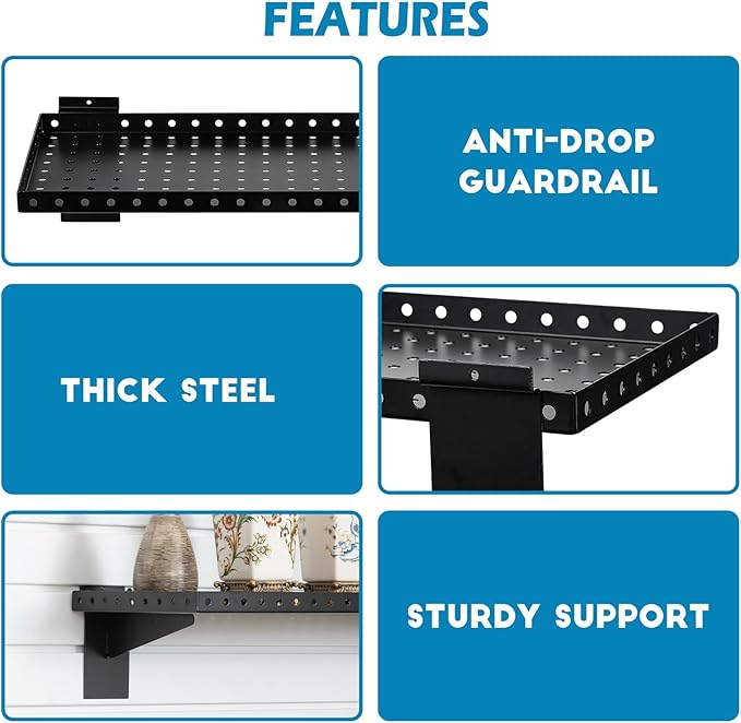 Slatwall Shelves 24 Inch, Slatwall Accessories