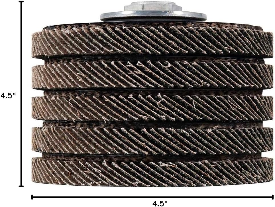 BHA 4-1/2 x 5/8-11 XL Zirconia Flap Disc T27-36 Grit - 5 Pack