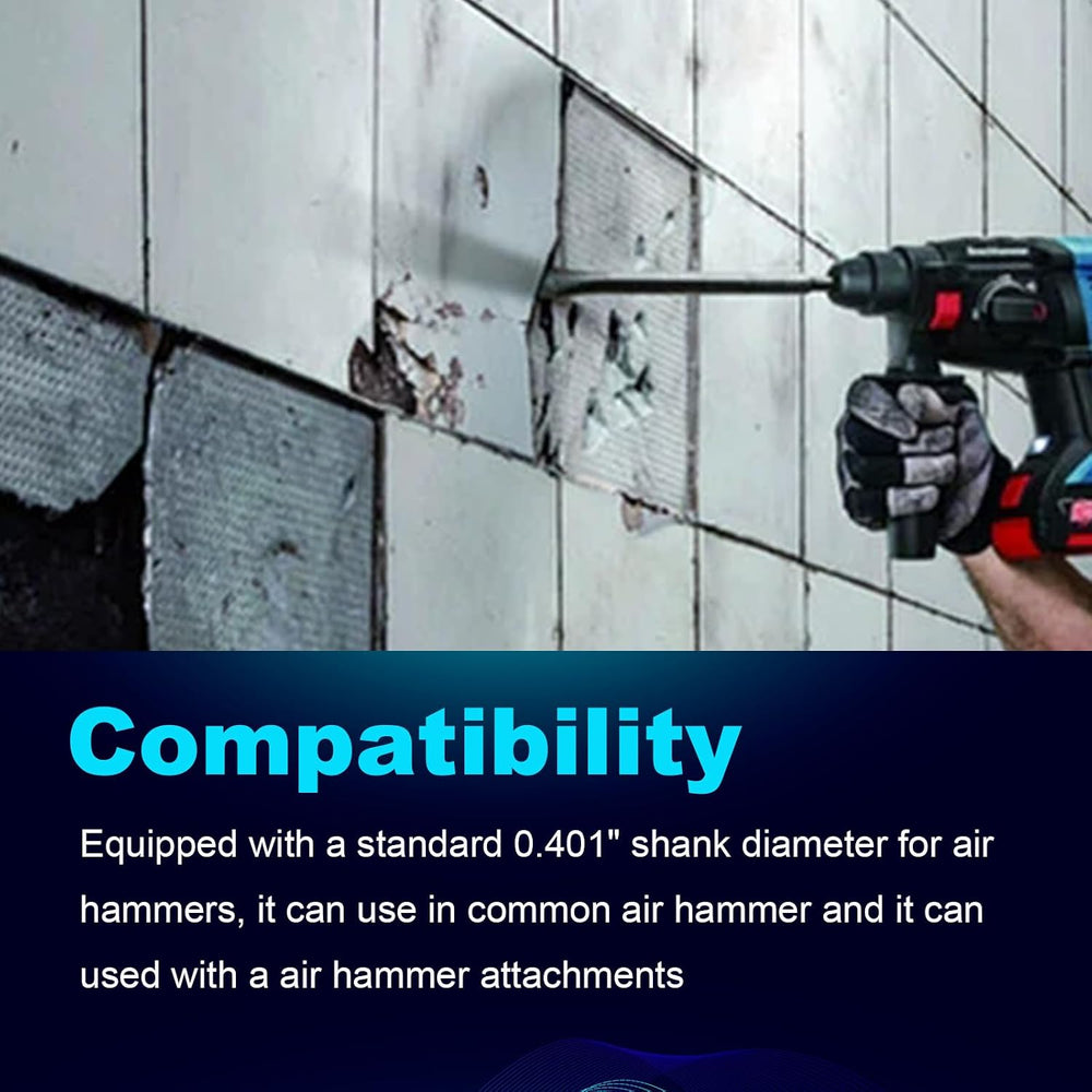 Scraper 350mm (14" Inch) 450mm (17" Inch) Long Air Pneumatic Hammer...