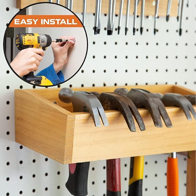 Screwdriver Organizer, Hammer Holder and Pliers Rack