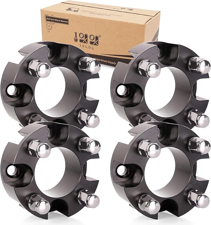 10L0L Golf Cart Wheel Spacers Adapters 2 Inch (4 Pack)