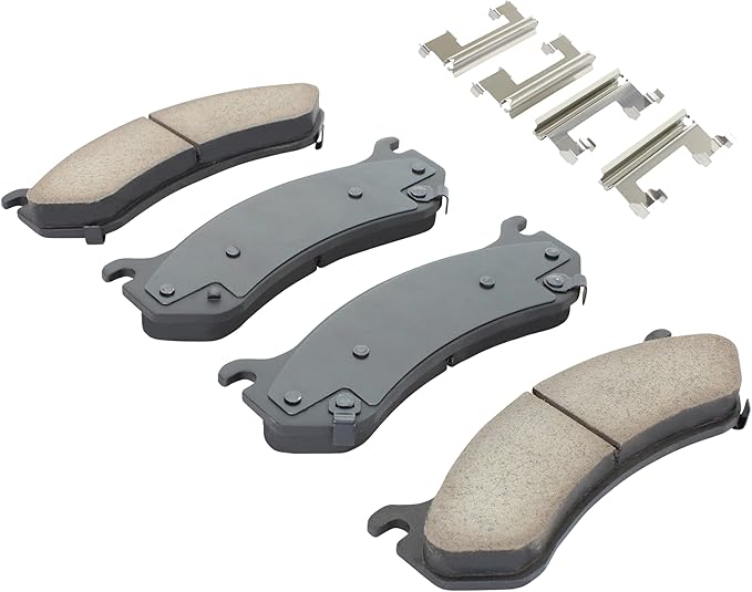 Premium Ceramic Front Brake Pads Compatible