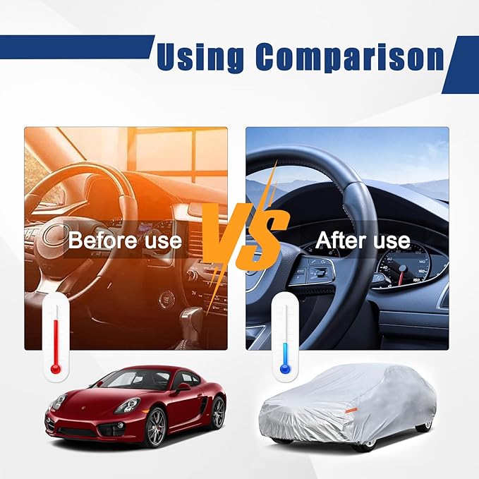 Kayme 6 Layers Car Cover Custom Fit