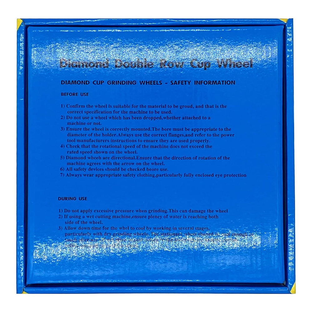 APLUS 9-Inch Diamond Cup Grinding Wheel, Double Row Diamond Grinder Disc for ...