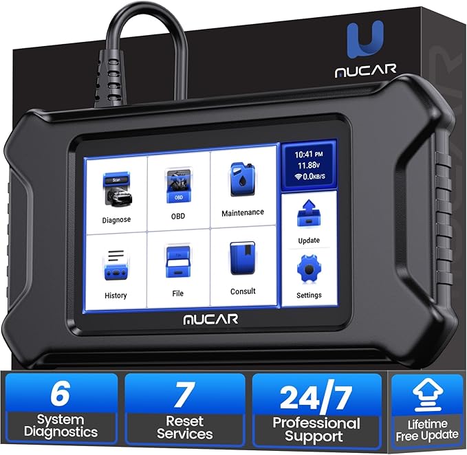 MUCAR CS6 OBD2 Scanner Diagnostic Tool, Engine Transmission BCM Car Scanner