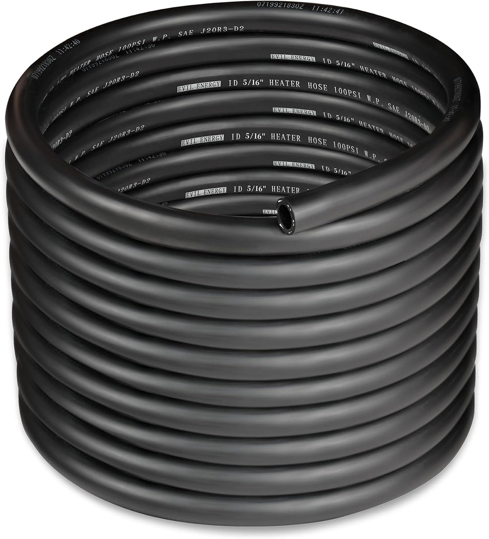 EVIL ENERGY 5/16" Heater Hose Coolant Radiator Straight 100PSI SAE 20R3 ...