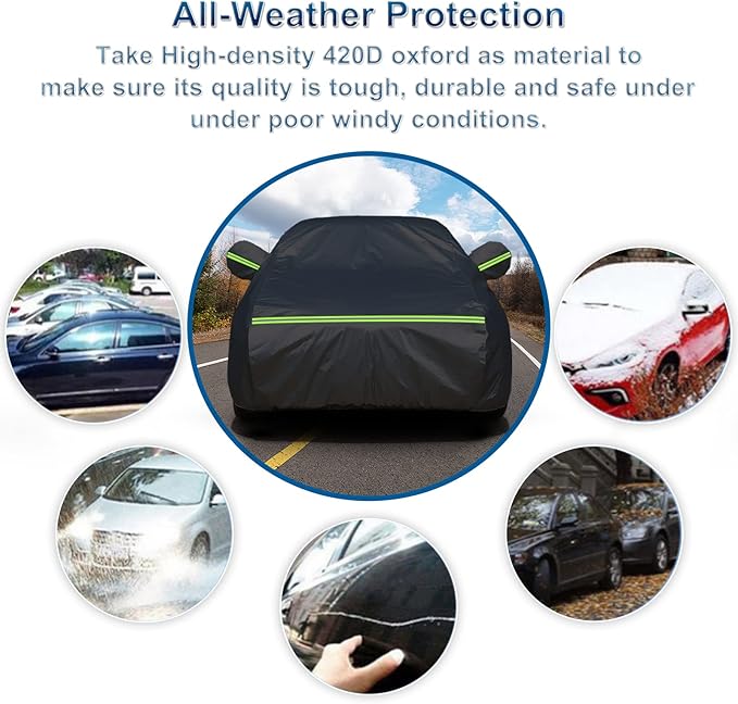 for Mercedes Benz S Car Cover Waterproof All Weather Heavy Duty Protection