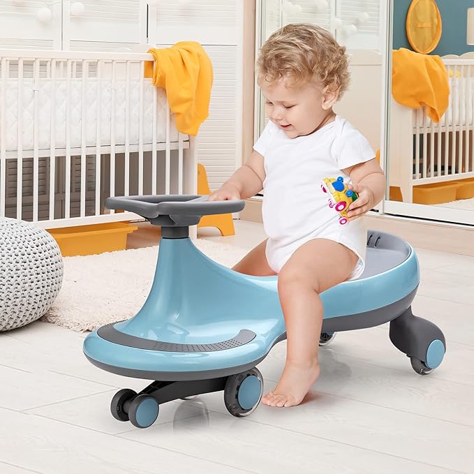 HONEY JOY Wiggle Car, 2 in 1 Swing Car