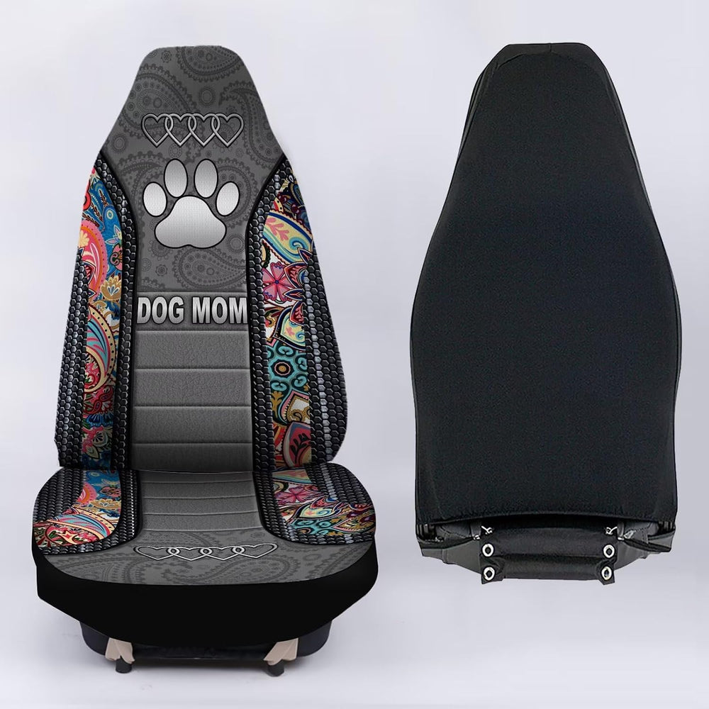 Howilath Seat Covers for Cars 2 Piece Vehicle Protector, Boho Floral & Do...
