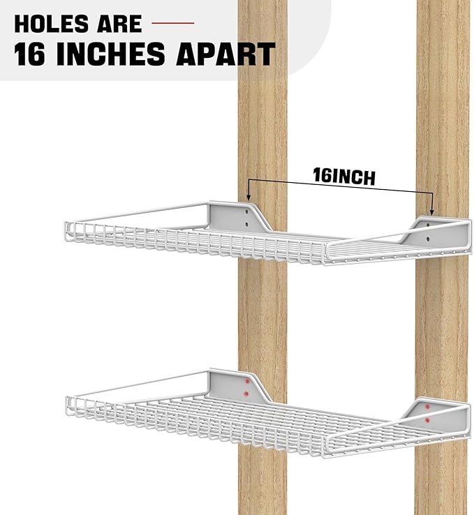 Ultrawall Wall Mounted Storage Shelf (2 Pack)