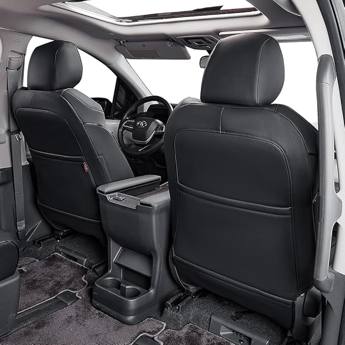 EKR Sienna Seat Covers for 2011-2020 Toyota Sienna LE, XLE Premium 2nd Row