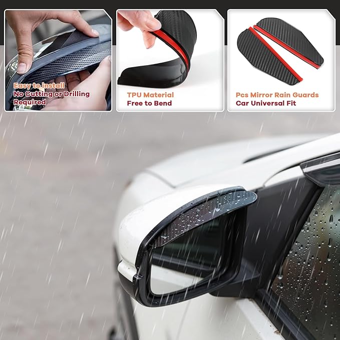 in Channel Rain Guards Fit for 2017-2025 Subaru Impreza Hatchback, Crosstrek