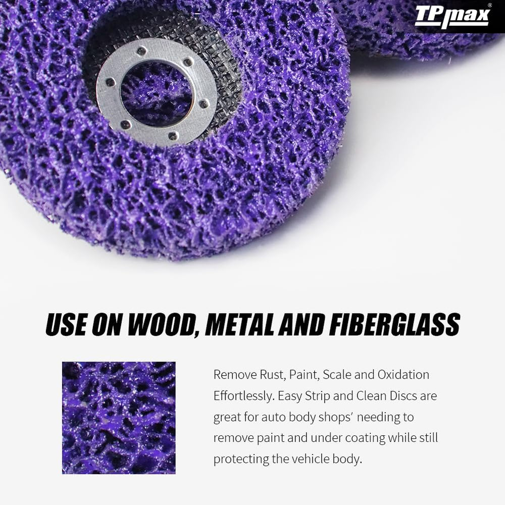 TPmax 5" x7/8'' Stripping Discs Rust Remover Wheel Remove Paint ...