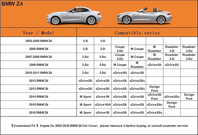 Kayme 6 Layers Car Cover Custom Fit