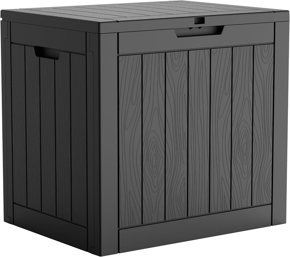 EasyUp 40 Gallon Outdoor Storage Box, Black