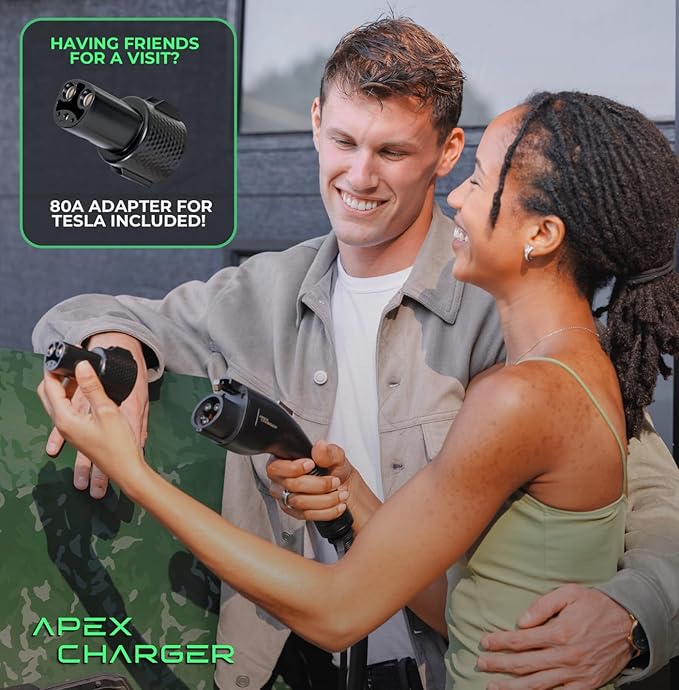 MACH 2:Fast Level 2 EV Charger 48 amp Garage-pro Wall-Mount. Electric Vehicle