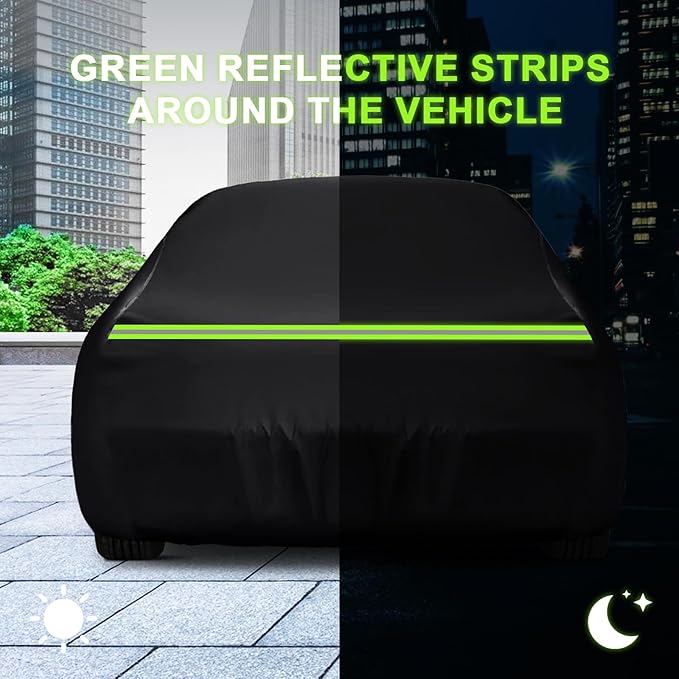 QUNSUNUS Waterproof Car Cover for Pontiac Grand Prix 1978-1996, Outdoor Car