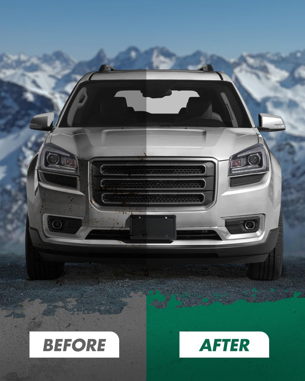 SCITOO Front Left Bumper Grille Fit for 2017 for GMC Acadia Limited,2013-2016...