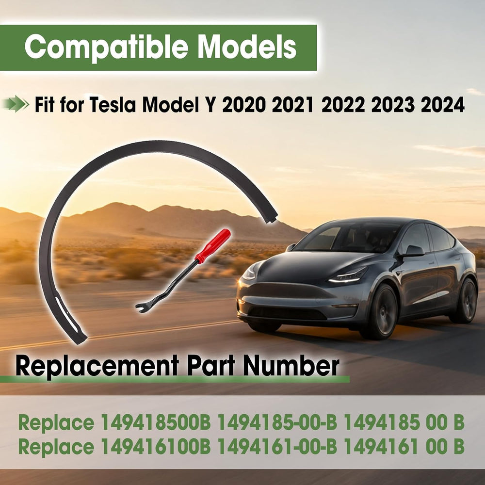 Front Left Wheel Arch Fender Flare Molding Trim Replace 149418500B 1494185-00...
