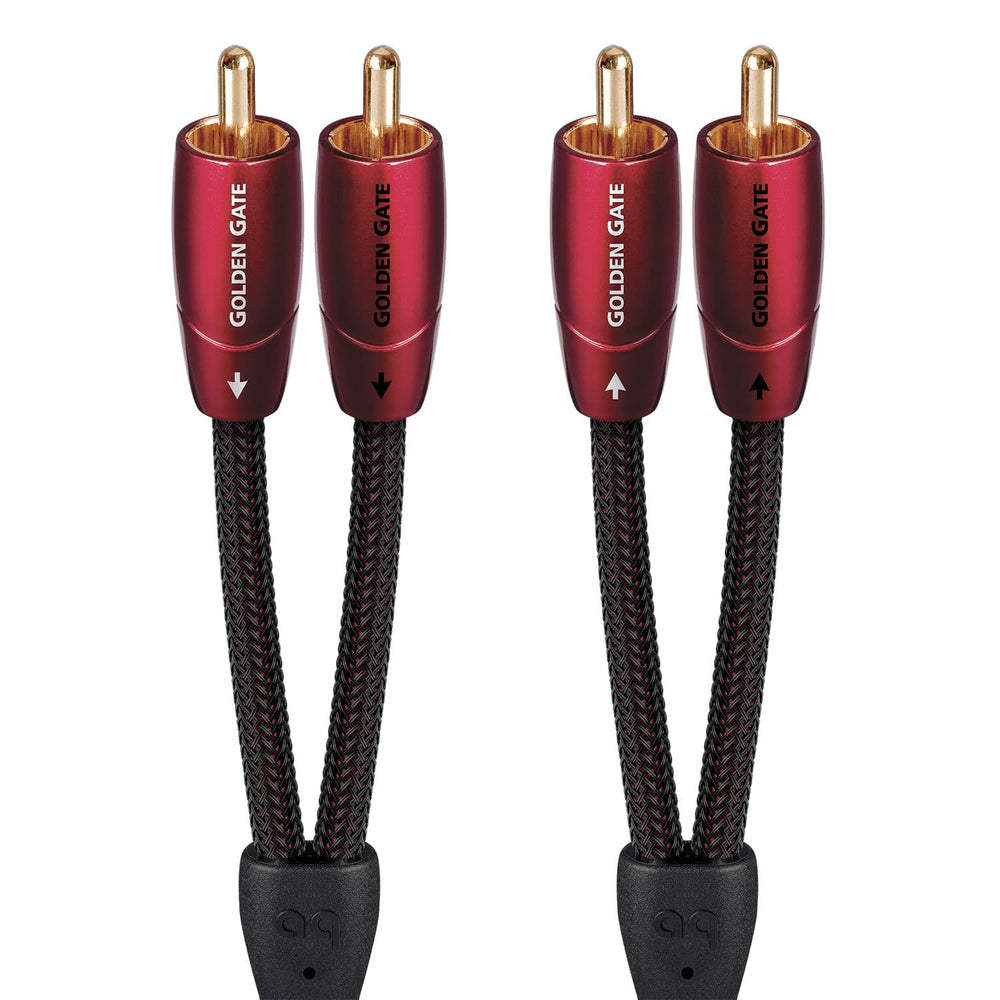 AudioQuest Golden Gate RCA Audio Interconnect Cable (3m, Stereo Pair)