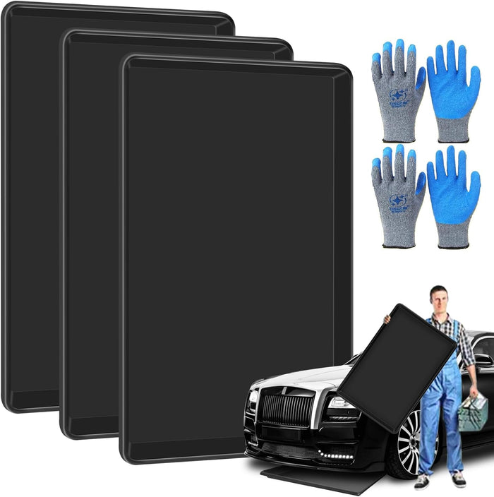 3 Pcs Extra Large Oil Drip Pan for Under Car