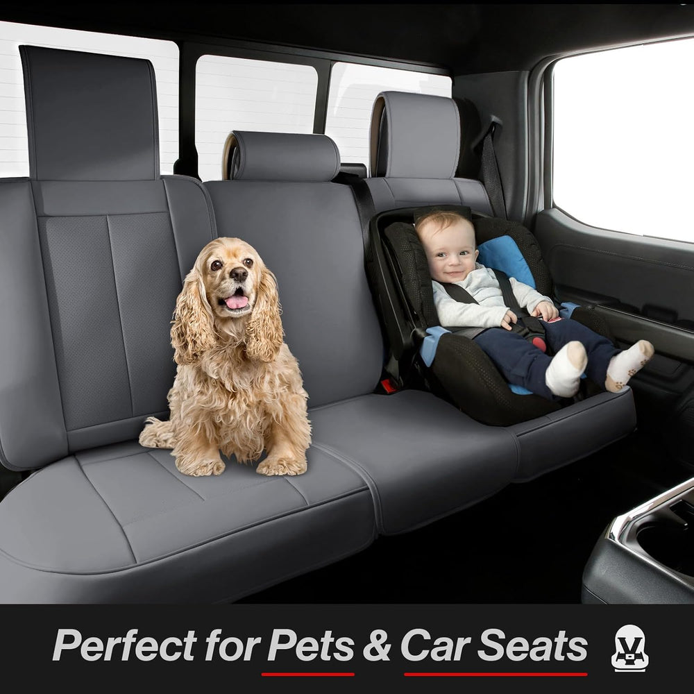 Coverland Premium Custom Fit Truck Car Seat Covers Full Set Seat Waterproof