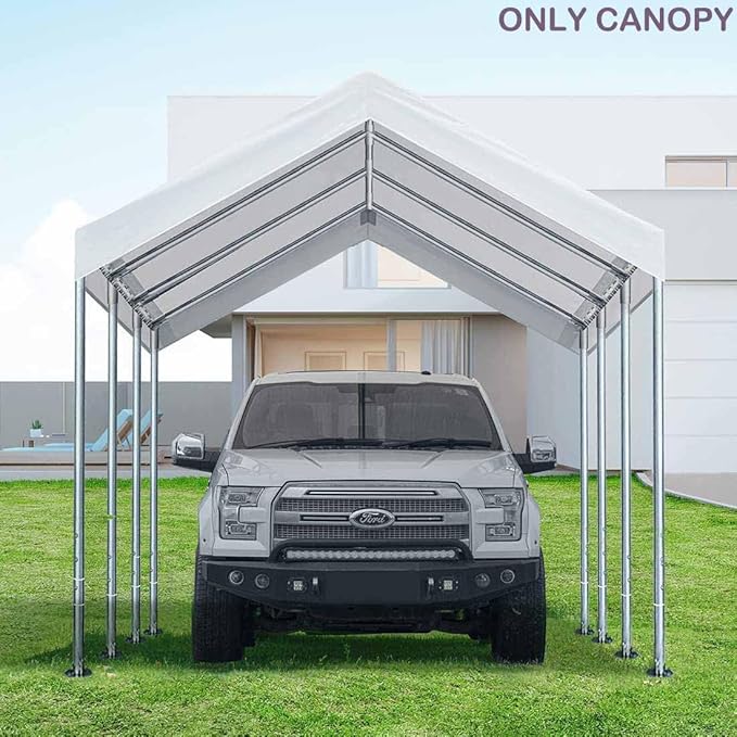 12'x20' Upgraded Carport Replacement Top Canopy Cover