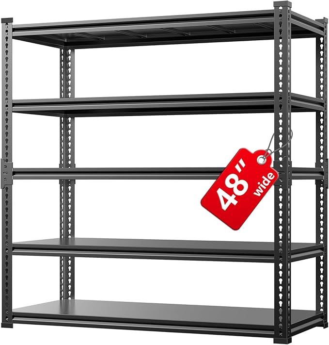 Garage Shelving, Boltless Assembly, Adjustable Large Garage Storage Shelves