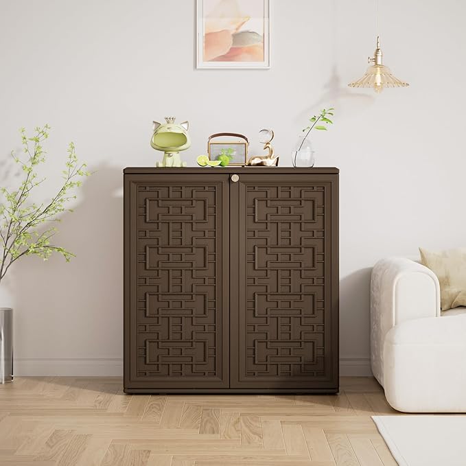 Storage Box Outdoor Caninet, Resin Indoor Storage Box Waterproof Outdoor