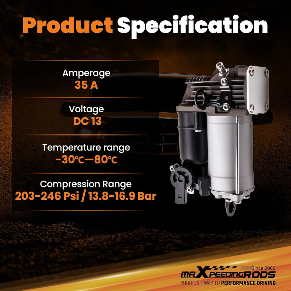 maXpeedingrods Air Suspension Compressor for Mercedes X164 GL450 2007-2012