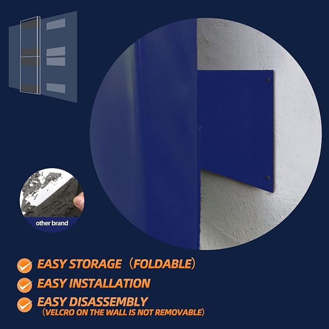 PROGOAL 2"/4" Thick Foam Protection Wall Pad,Gym Basketball-Court