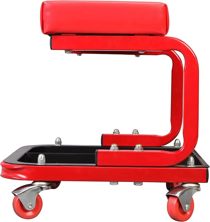 Torin Big RED TR6300-3 250lbs Red Rolling Automotive Creeper Garage/Shop Seat: