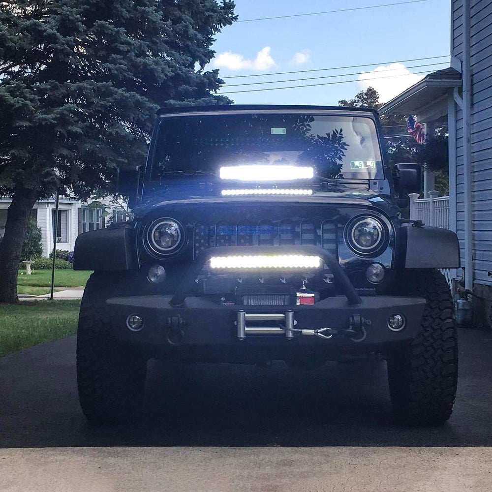 Nilight - 70003C-A 22" 120w LED Light Bar Flood Spot Combo Work Light Dr...
