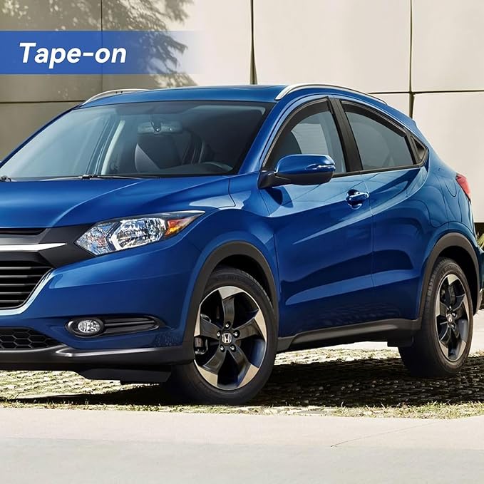 Window Visors Rain Guards for 2016-2022 Honda HRV, Out-Channel Window Vent Wind