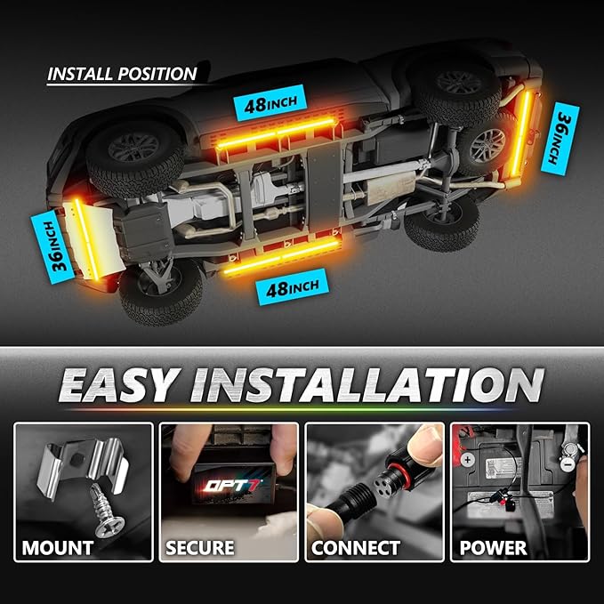 OPT7 Aura Pro Underglow LED Lights Kit