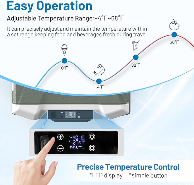 Alpicool 12 Volt Refrigerator Portable Refrigerator