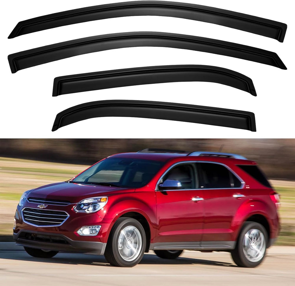 Window Visors Rain Guards for 2010 2011 2012 2013 2014 2015 2016 2017 Chevy