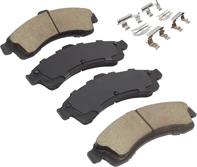 Premium Ceramic Front Brake Pads Compatible